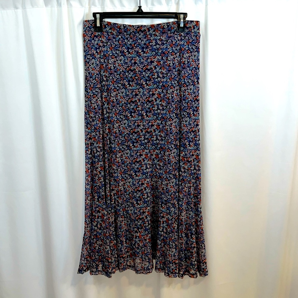 MICHAEL Michael Kors Maxi Floral Print Skirt | Size M